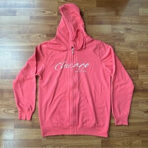 3/$20 Chicago navy pier pink hoodie